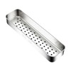 Silverware Tray Stainless Steel Widened Splash Proof Cutlery Organizer for