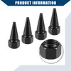 Hihaha Tire Valve Stem Caps/Outer for Car Motorcycle/Durable 8pcs Black