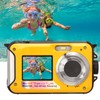 Underwater Camera, 10ft Waterproof Camera, Full HD 2.7K 48MP, 16X