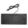 Mini Keyboard Mini Ultra Thin 78 Keys USB Wired Keyboard