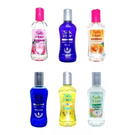 Silk Hair 6 Pack Silica Gotas De Seda Profesional Silk Hair 120 Ml C/u
