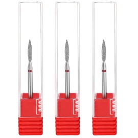 3 Stück Nagelfräser Bits,Diamant-Nagelbohrer,Nagelfräser Aufsätze,Nail Drill Bits Profi Nagelbohrer Maniküre Hartmetall,für Maniküre Salon Nagelhaut Entfernen Unter Nagel Abgestorbene