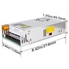 DROK 48V Power Supply, AC 110V/220V to DC 0-48V 10A