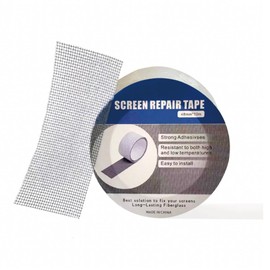 Jzswiepa Screen Repair Tape with Strong Adhesive, Ideal for Windows and Doors, Provides Convenient and Quick Mesh Repair Patching for Tears and Holes