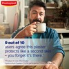 Elastoplast Second Skin Protection Plasters (6 Pieces), Hydrocolloid Waterproof Plasters