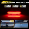 OFFKAT Smoked 3D Red LED Bar 3rd Tail Brake Rear
