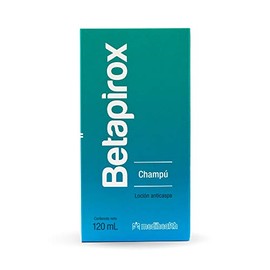 Betapirox Shampoo Dermatológico Anticaspa | Ideal para Cuero Cabelludo Graso o con Tendencia a la Descamación | Para Hombre y Mujer | 120 ml