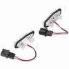 Pair of LED License Plate Lamp White Light 34100S0A013 Fit