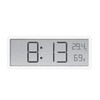 Lancoon Digital Wall Clock with Temperature Humidity LCD Display Date