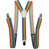 Consumable Depot Solid Color Suspenders Y-Back | Adjustable and Elastic