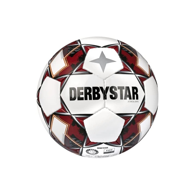 Derbystar Atmos Aps V22 Football White Black Red 5