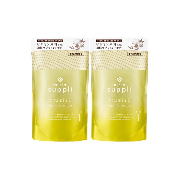 Mixim Supplement Vitamin Repair Shampoo Refill Set of 2 "Functional