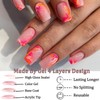 Gradient False Nails French Tip - Ombre Press on Nails