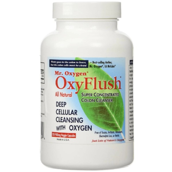 Unbranded Mr. Oxygen OxyFlush Concentrated Colon Cleanser NEW 120 Caps