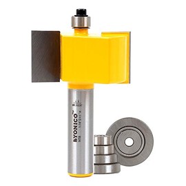 Yonico Rabbet & Bearing Router Bit Set Large 1/2-Inch Shank 14706