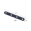 TRUSCO(トラスコ) ジョイント金具15型フラット 黒 長さ144 穴数6 TK15F6CP