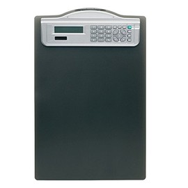 Alco-Albert 5518 Holder Clipboard with Solar Calculator (manf PART CODE: Scale, Black
