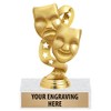 Drama Trophies - 6" Drama Masks Trophy Award 20 Pack