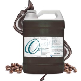 cocojojo Jamaican Black Castor Oil - Organically Sourced, Cold Pressed, Virgin, Premium Grade A for Hair Growth, Skin, and Eyelashes (1 gallon)