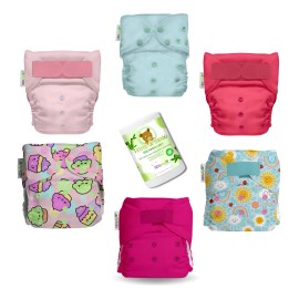 Pañales Ecológicos De Tela Ecopipo + Filtro De Bambú 6 Pack