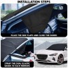 Autovir Premium Windshield Cover for Ice Snow Waterproof Sunshade Portable
