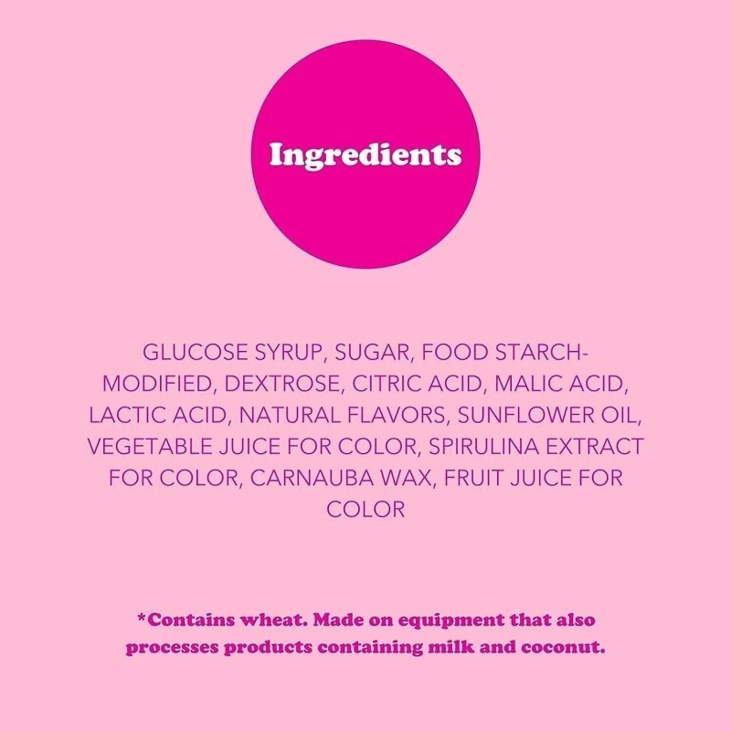 Katjes Plant Based Sheroes Gummy Candy - Peach, Lemon, Orange,