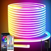 66FT Led Neon Rope Lights Control with App/Remote,Flexible Led Rope