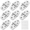 316 Stainless Steel Boat Hatch Hinges,3 inch x 1-1/2 inch