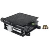 Lab Lift Stand Table Black Aluminum Automatic Leveling Rotatable Scientific
