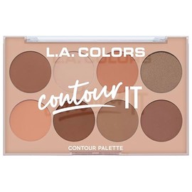 L.a. Colors I Heart Makeup Contour Palette, Medium To Dark, 1.04 Ounce