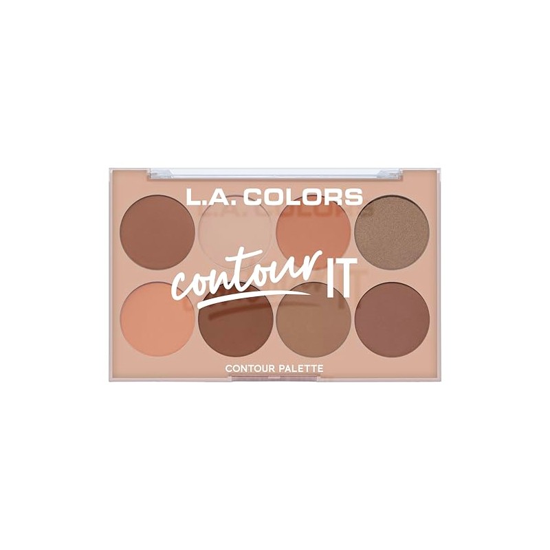 L.a. Colors I Heart Makeup Contour Palette, Medium To Dark,
