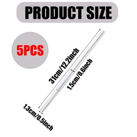 Gosknor 5 Teilige Golfschläger Schaftverlängerungen, Putterlänge Verlängerungsset aus Aluminiumlegierung Werkzeug zur Putter Längeneinstellung für Eisen und Hölzer Ersatzteile für Golfschläger