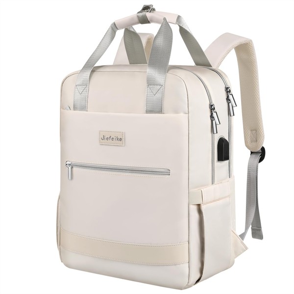 Jiefeike Backpack for Women, 15.6 Inch Laptop Backpack Work Business