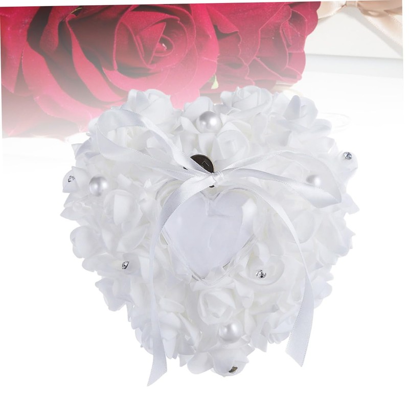 LABRIMP -Shaped Wedding Box Elegant Rose Flowers for Valentine's Day