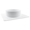 DGHAOP Plastic Air Duct Connector Flange Panel 6" Dryer Vent
