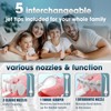 Nicwell Water Dental Flosser Pick for Teeth: 4 Modes Cordless