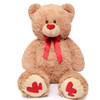 MaoGoLan Giant Teddy Bear 35" Stuffed Animal - Red Heart