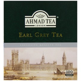 Ahmad Tea Earl Grey (Pack of 1, Total 100 Tea Bags)