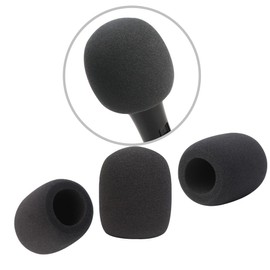 HIYANCO 6 Pack Foam Mic Cover for Shure SM58 SM48 and Most Ball-Type Microphone, Handheld Microphone Windscreen Thick and Breathable Foam Microphone Protector Mic Wind Cover