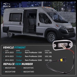 JHACM Cab Roof Top Marker Lights Fits for Dodge Ram ProMaster 1500 2500 3500 Roof Running Lamps 2014-2023 Replaces# 926-109 68232473AA 68232473AB 68232473AE 68232473AC Waterproof,Plug-and-Play 5 Pack