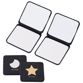 KEQAR 2er-Pack Ultradünner Langlebiger Makeup-Spiegel, Tragbarer Klappspiegel Unisex, Taschenspiegel Klappbar, Kosmetikspiegel für Reisen, Reisespiegel