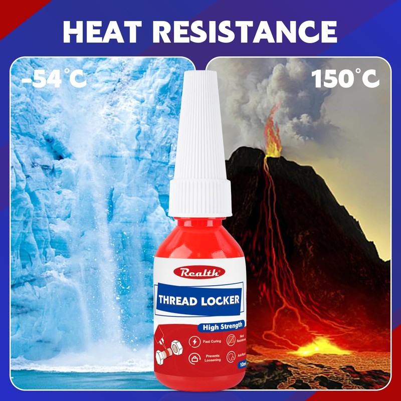 Realth Thread Lock Blue 10ml | Medium Strength Threadlock |