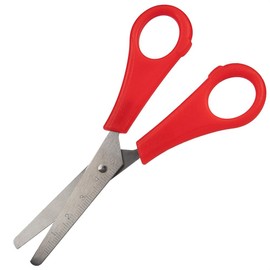 Craft CountyStainless Steel Safety Scissors with Ruler Etched on Blade – Ideal for Crafting, Office Use, Classrooms, and More!
