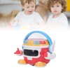 Baby Drum Robot Toy 360 ° Rotation Music Light Projection