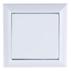 REV PlanoLuxe 0501492551 Surface-Mounted Button - Light Switch, White