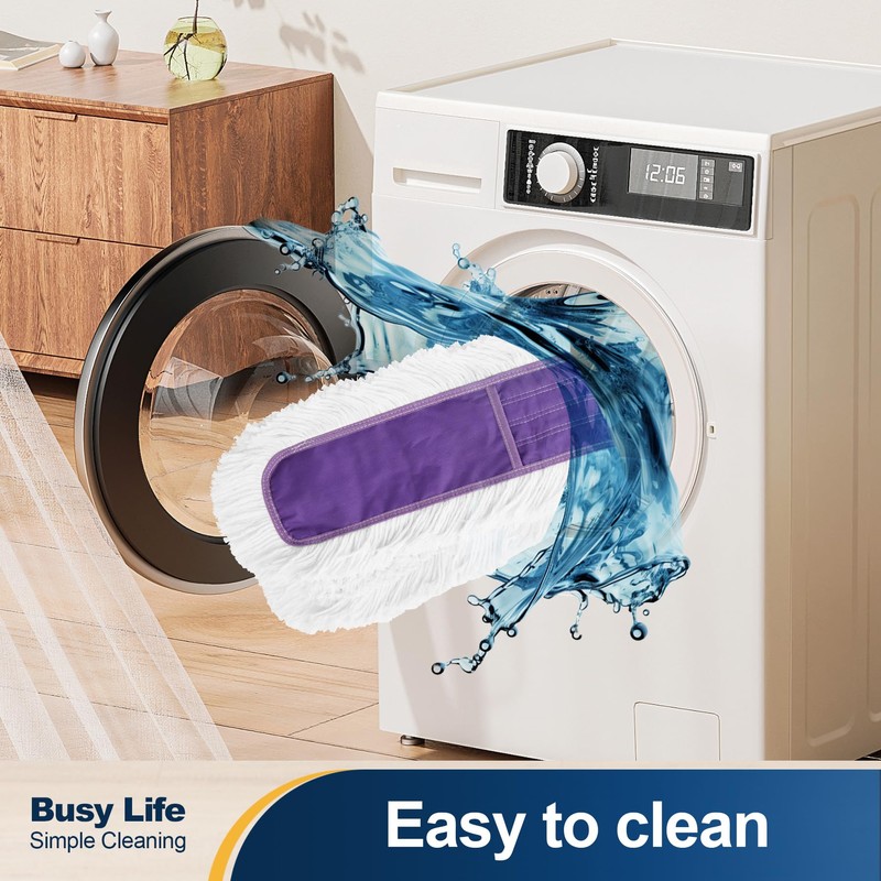 Yocada 36 inch Commercial Dust Mop Industrial Floor Mop for