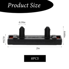 Pack of 8 Bicycle Reflectors, Reflectors for Bicycle Pedals, Reflective Sheet Reflectors, Bicycle Reflectors Set, Night Safety Warning Pedal, Suitable for Bicycles