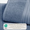 Great Bay Home Blue Hand Towels - 100% Cotton 6