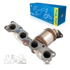 PHILTOP Catalytic Converter Kit Compatible with Kia, Hyundai 2011-2013 Sorento 2.4L, 2010-2012 Santa Fe 2.4L High Flow Catalytic Converter for 16690(EPA Compliant)