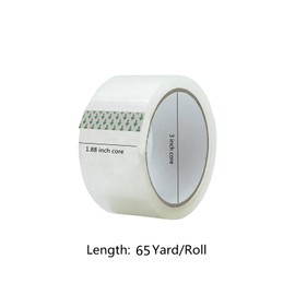 Minghaoda Minghaoda Clear Packing Tape (36 Rolls), Heavy Duty Packaging Tape for Shipping Packaging Moving Sealing, 2 inches Wide, 65 Yards Per Roll